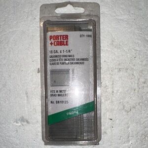 Porter Cable 18 Ga. x 1 1/4” Galvanized Brad Nails